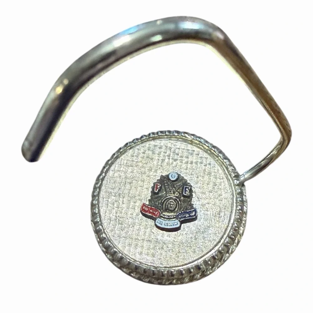 Vintage Handbag Holder Purse Pocketbook‎ Table Hanger Fraternal Order Of Eagles